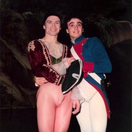 Marco Spada 
"Rudolf Nureyev e 
Gianni Rosaci" - Teatro dellOpera di Roma 1981